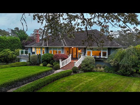 SOLD $3.3M Luxuriously Renovated Family Home in Distinguished Uplands | Victoria , BC