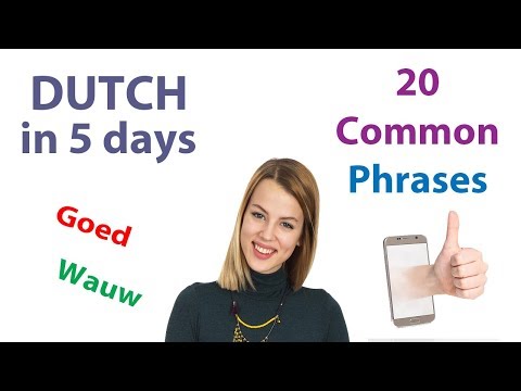 Learn Dutch in 5 Days - Conversation for Beginners Lesson 4 Most common Dutch sentences