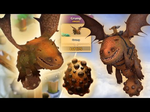 Grump (Gobber's Hotburple) Max Level 175 Titan Mode | Dragons: Rise of Berk