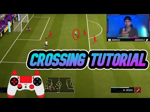 BEST CROSSING TUTORIAL | HOW TO SCORE MORE | LOW CROSS DRIVEN PASS TUTORIAL - FIFA 21
