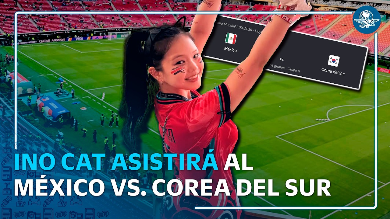 Tras denuncia por racismo, influencer Ino Cat es invitada al partido entre México y Corea del Sur