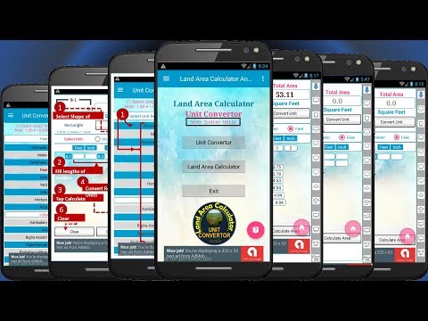 Land Area Calculator Unit Conv Video