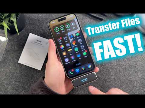 Zike External Storage – Expand Your iPhone 16 Storage in Seconds! #Zike