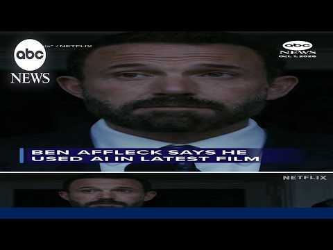 Ben Affleck says he used AI in latest film