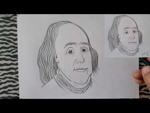 How to draw Benjamin Franklin? | ¿Cómo dibujar...