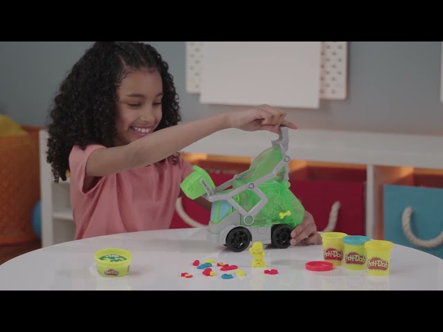 Vídeo relacionado con Play-Doh Wheels 2 - in - 1 Rubbish Dispenser with Rubbish Clay and 3 Cans, Multi
