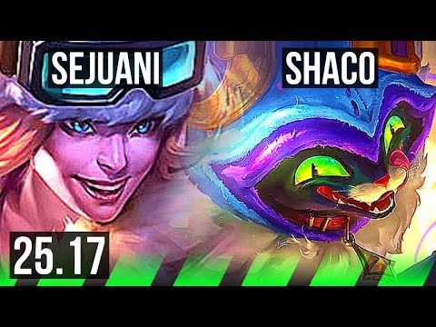 SEJUANI vs SHACO (JGL) | KR Master | 25.17