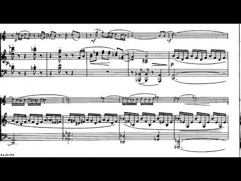 Bohuslav Martinů - Sonatina for Clarinet and Piano, H. 356 (1956) [Score-Video]