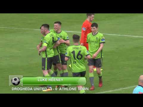 Drogheda United V Athlone Town | Match Highlights, SSE Airtricity League First Division.