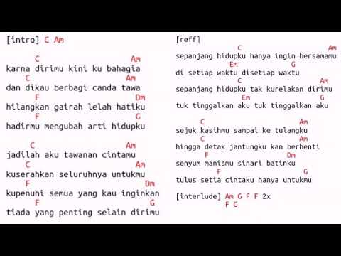 PILOT - SEPANJANG HIDUPKU Chord & lirik