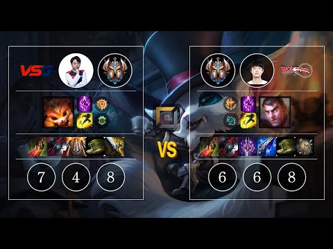 VSG Riris Gnar vs KT SoHwan Jayce Top - KR Patch 10.12