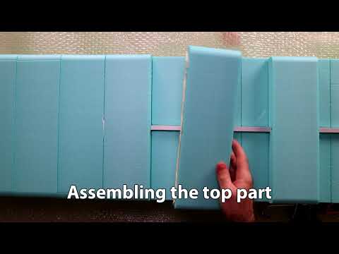 Building the boat plug from a foam