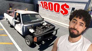 J'ai commencé BeamNG avec une épave...