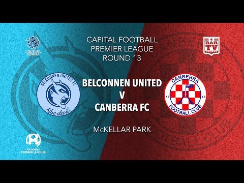 2019 NPL Capital u20s & 1st Grade Round 13 - Belconnen United FC v Canberra United FC