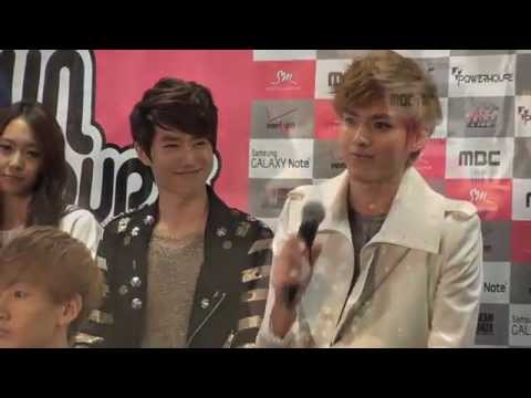 120521 SMTown in LA press conference [short]