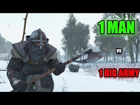 1 PRO SOLDIER VS 1 BIG ARMY - Mount & Blade II Bannerlord