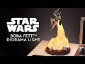 Video: Lámpara Star Wars Boba Fett diorama 31 cm