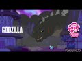 Godzilla 2014 Godzilla Meets Rainbow Dash