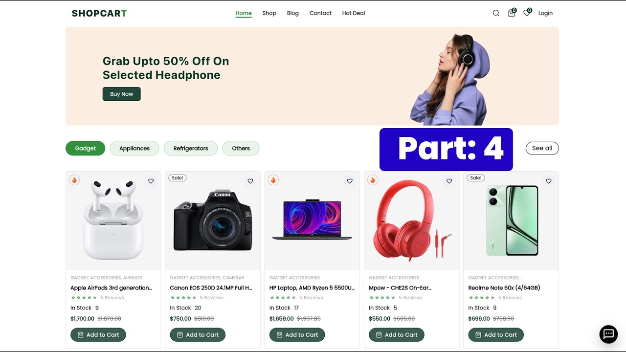 Build a Full-Stack Ecommerce Website with Next.js 15 - Part 4: Fetching Product Data using GROQ