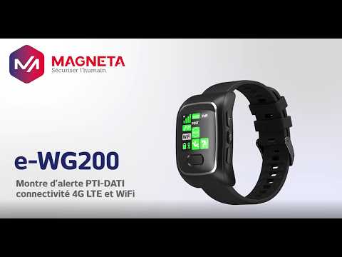 Montre PTI 4G e-WG200 ? alerte chute, mode agression, GPS_7