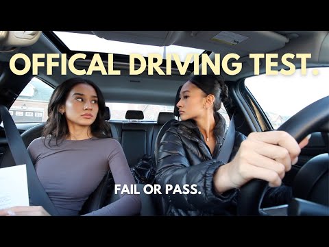 teaching my LITTLE sister how to drive *driving test*
