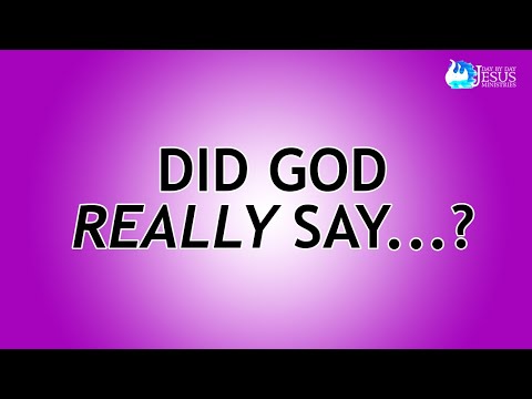 2023-09-03 Did God Really Say...? - Ed Lapiz