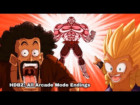 Hyper Dragon Ball Z: All Character Arcade Endings