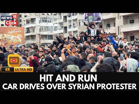Vehicle Drives Into Crowd at Syrian Protest | Incident Explained | Syrian Protest News | 4K