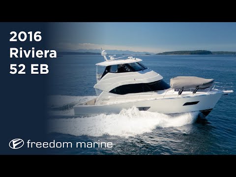 2016 Riviera 52 Enclosed Bridge Yacht For Sale | West Coast Luxury Cruiser in Sidney, BC