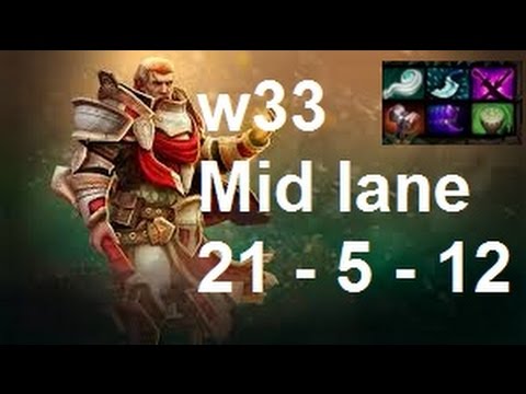 Secret.w33 - Omiknight Mid vs Templar Assassin Ranked Match (KDA  21/5/12)
