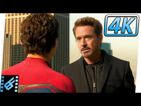Tony Stark Takes Spider-Man's Suit | Spider-Man Homecoming (2017) Movie Clip