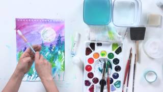 Preview | Fun with Watercolor: Resist Effects with Gina Lee Kim