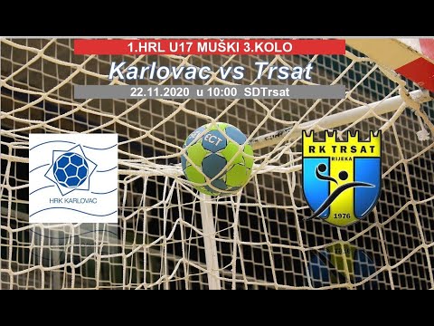 3.KOLO, 1.HRL U17 MUŠKI, Karlovac vs Trsat