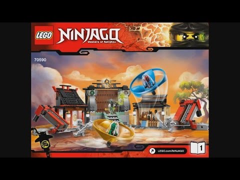 LEGO Ninjago 70590 Airjitzu Battle Grounds - instruction timelapse