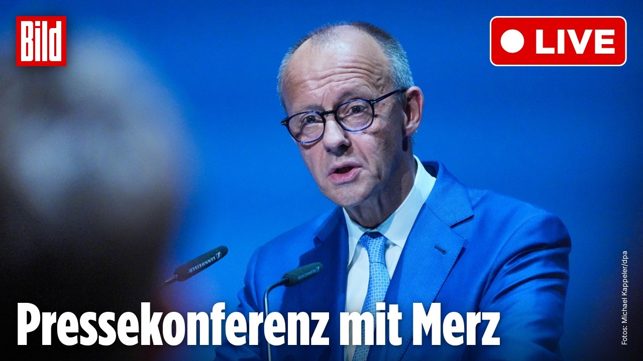 🔴 Kanzler Friedrich Merz nach Krisen-Klausur