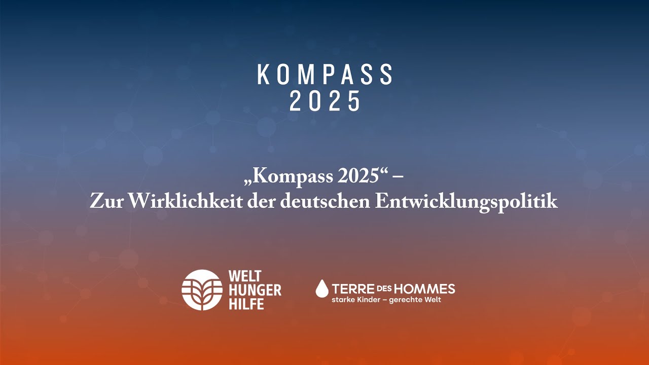 Kompass 2025: Pressekonferenz von Terre des Hommes und Welthungerhilfe