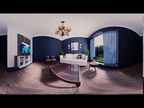 Living Room Interior - 360 degree video