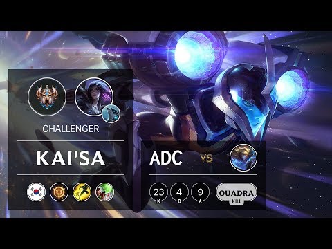 Kai'Sa ADC vs Ezreal - KR Challenger Patch 9.15