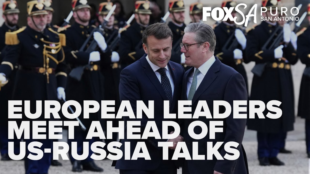 European leaders meet in Paris ahead of US Russia talks