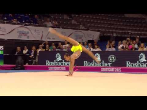Laura Zeng - Clubs - 2015 World Rhythmic Gymnastics Championships - Event Finals