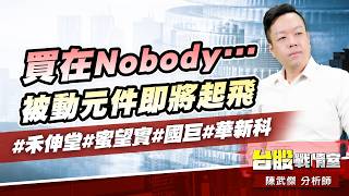 買在Nobody…被動元件即將起飛#禾伸堂#蜜望實#國巨#華新科｜小武哥投資事務所｜陳武傑 (圖)
