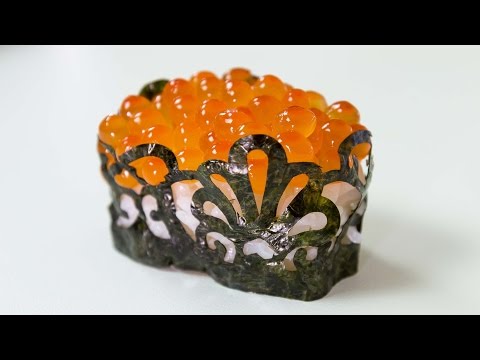 Cutting Nori in Patterns - Sushi Cooking Ideas #2 Video