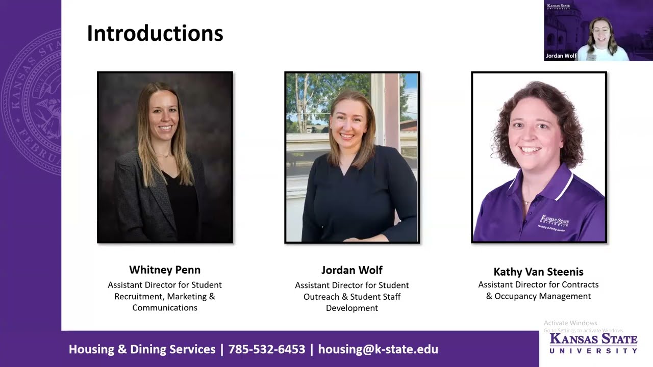 Room Selection Webinar