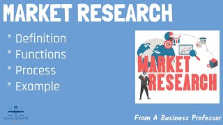 What is Market Research? | From A Business Professor