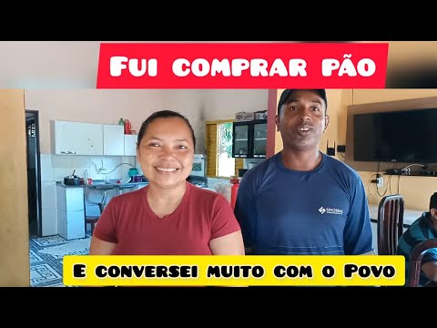 Fui comprar po e passei no mercado.