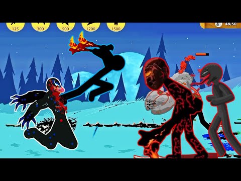 Stick War: Legacy Badshah 224 monster zombie attack fight 1.2,👑👑🔥🔥🔥💥☠️