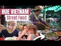 Vietnamese Street Food In Hue Vietnam At Dong Ba Market Famous Bun Bo Hue Lady Banh Nam Durian