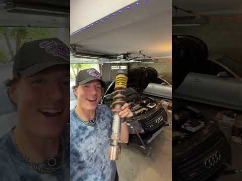 I put mk7 gti coilovers in my Audi TT