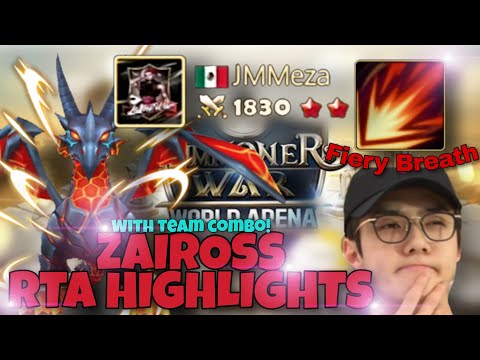 Zaiross RTA Highlights with Team Combo - Summoners War