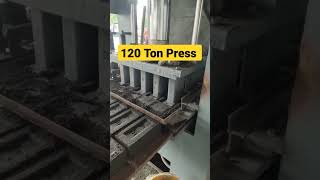120 Ton pressure Hydraulic machine || Fly Ash Bricks Machine